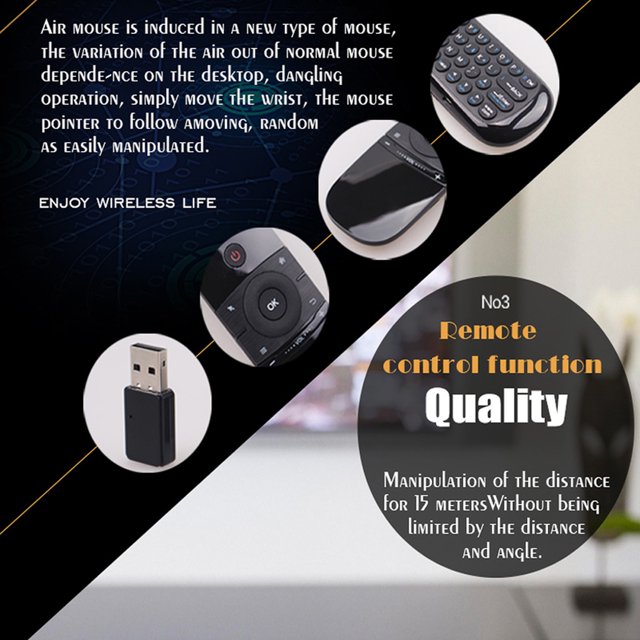 Remote,Remote 6- Laptop Pc W1 Tv Android Tv Keyboa Remote Tv Box W1 Remote 6- Wirel Remote Box Lap Pc Remote Eryue W1 Receiver Android Laptop