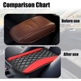 thumbnail image 5 of Mistayd Car Center Console Cushion Pad. Universal Waterproof PU Leather Car Armrest Seat Box Cover Protector. Suitable for Most Vehicles. Trucks Auto Interior Accessories (Red), 5 of 5