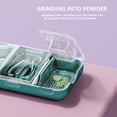 thumbnail image 6 of Pill Crusher Cutter Splitter, SOATUTO 3 in 1 Multi-Functional Pill Cutter Crusher, Portable Travel Purse Pill Box Case Holder, Medicine Grinder Container for Cutting Vitamin Tablet - Green, 6 of 10