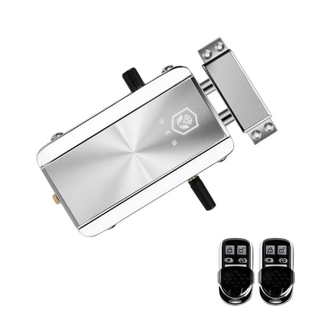 Home Door Lock Kit Remote Control Keyless Entry Electronic Lock Smart Wireless Anti-theft Deadbolt Access Control System for Home Hotel Apartment