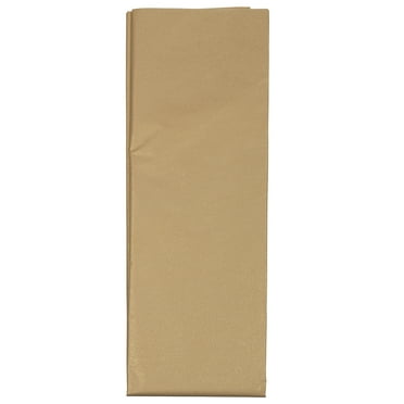 JAM Paper Tissue Paper, Gold, 10 Sheets/Pack