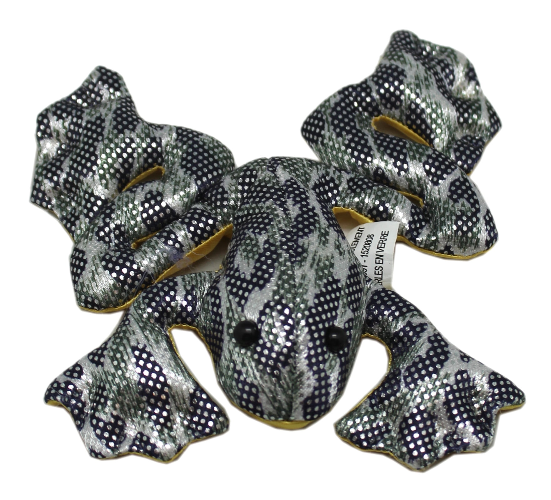 Glitter Snake Sand Animal Stress Relief Toy Silver Blue Coloured Paperweight 