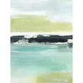 thumbnail image 3 of Warren, Annie 12x14 Black Modern Framed Museum Art Print Titled - Sea Green Layers II, 3 of 5