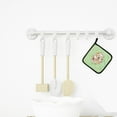 thumbnail image 3 of Goldendoodle Green Flowers Pair of Pot Holders, 3 of 4