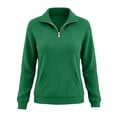 thumbnail image 7 of Otntypg Womens Half Zip Oversized Sweatshirts Lightweight Cozy Hoodless Top 2026 Trendy Long Sleeve Pullover Tops Y2k Fall Outfits with Pockets, 7 of 7