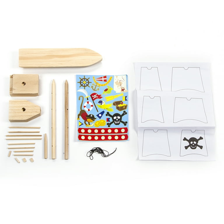 Vascello dei pirati in legno Arty Toys Djeco Vascello dei pirati in legno Arty Toys Djeco