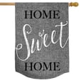 thumbnail image 2 of Briarwood Lane Home Sweet Home Burlap House Flag, 2 of 4
