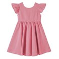 thumbnail image 2 of Vmvidoty Baby Girl Dress Kid Summer Sleeveless Beach Casual A-line Sundress Hot Pink 110, 2 of 6