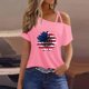 thumbnail image 1 of Fiudx Ofertas de La Semana Camiseta Sin Mangas Camisola de Color Liso para Mujer Camiseta Sin Mangas Holgada, 1 of 4