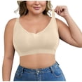 thumbnail image 2 of Ailaofu Women's Push Up Bra No Underwire Full-Coverage Bra Comfortable Soft Wireless Daily Bras Padded Support Bralette, 2 of 4