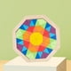thumbnail image 3 of Bloques de madera con patrones, juego de rompecabezas, juguetes educativos clásicos, tangrams, juguetes de madera para niños y adultos. mi, 3 of 9