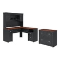 thumbnail image 1 of Bush Furniture Fairview L Shaped Desk with Hutch a, 1 of 11
