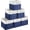 White Blue, variant on 13x15x13 Storage Cube Bins, Heavy Duty Foldable Fabric Storage Bins with Handles and Metal Frame, 6 Pack Large Closet Organizer Bins for Clothes, Socks, Towels, White Purple