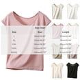 thumbnail image 3 of Women's V Neck Cap Sleeve Loose Fit Top Lightweight Breathable Stretch Basic Layering Shirt Comfy Sleepwear Pajama Blouse L-4XL White, 3 of 6