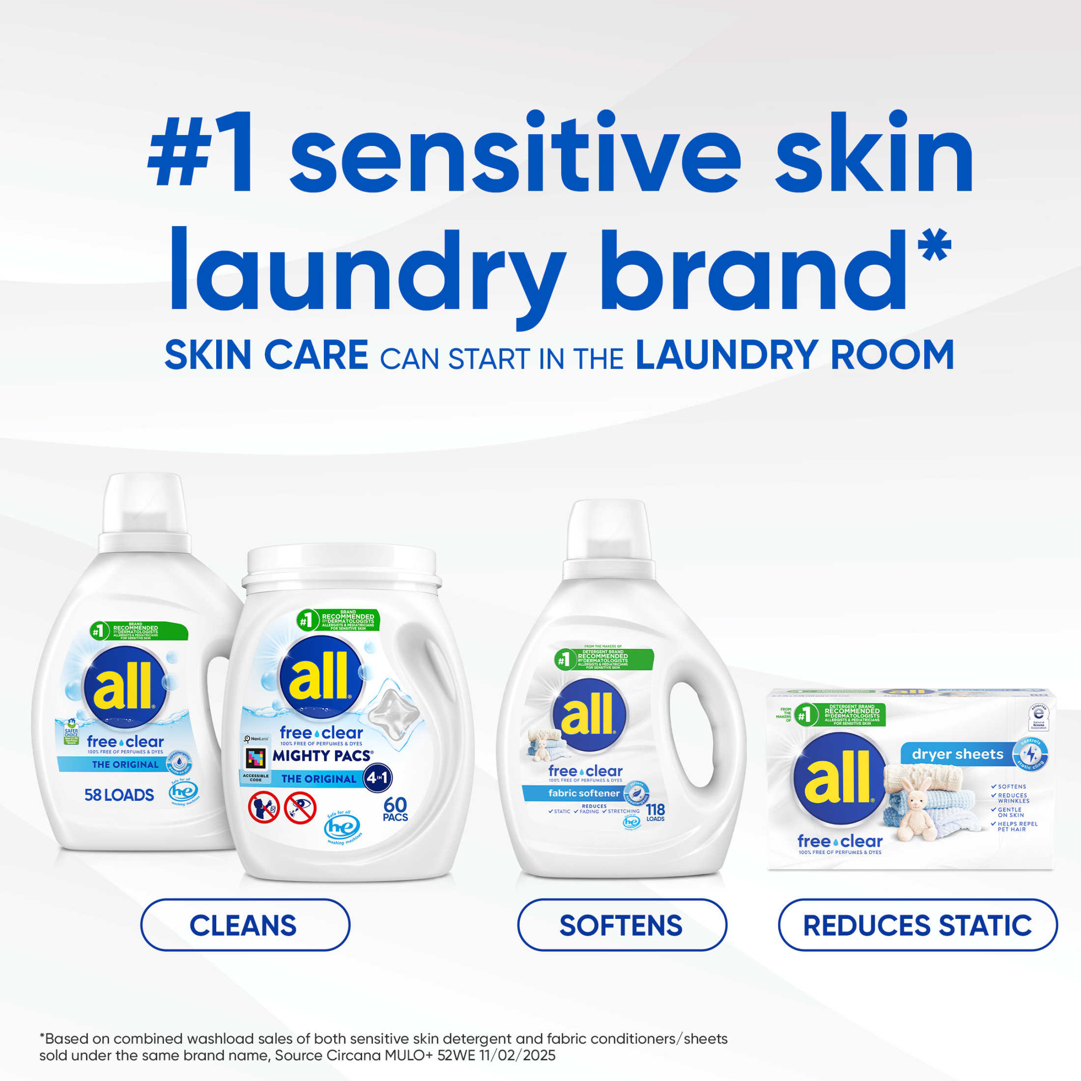 all free clear Mighty Pacs Laundry Detergent 39 Count photo 8