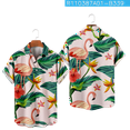 thumbnail image 5 of Men Hawaiian Shirt Summer Hawaii Print Relaxed-Fit Casual Short Sleeve Novelty Button-Down Hawaiian Shirts Beach Shirts Gift for Men, 5 of 6