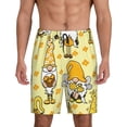 thumbnail image 2 of Picia Garden Honeybee Pajama Shorts for Men, Men's Pajama Bottoms, Sleepwear,Short Pajama Pants-XX-Large, 2 of 9