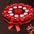 thumbnail image 4 of Kearding 10 unids/set caja de dulces de boda cajas de almacenamiento de pasteles de azúcar regalos de comida favores de fiesta de compromiso Kits de decoración para fiestas Rojo, tipo 3 Pequeño, 4 of 6
