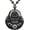 MaitreyaA, variant on Black Obsidian Necklace Talisman Amulet Protection Pendant with Adjustable Bead Chain Healing Crystal Stone Necklaces for Men Women[y9557]