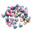 thumbnail image 2 of 100 piezas de de arcilla, regalo de moda, accesorios de corazón hechos a mano, arcilla polimérica, espaciador colorido, para manualidades y Baoblaze Colgantes de arcilla, 2 of 8