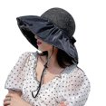 thumbnail image 1 of Sombrero de sol de lazo de verano protección ultravioleta sombrero de pescador protector solar, 1 of 4