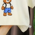 thumbnail image 6 of Xudanell Toddler T-Shirts Boys Short Sleeve Tees Cotton Casual Graphic Crewneck Summer Top for Kids 2-6Y (Beige, 12-24 Months), 6 of 8