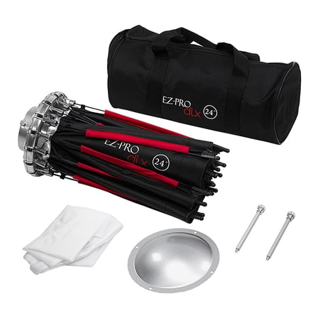 Fotodiox EZ-Pro DLX 24" Collapsible Beauty Dish and Softbox with Bowens Insert and Grid