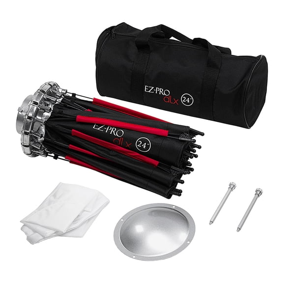 Fotodiox EZ-Pro DLX 24" Collapsible Beauty Dish and Softbox with Bowens Insert and Grid