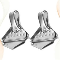 HOOWIFFY 2pcs Stainless Steel Manual Lemon Squeezer for Kitchen Fruit Juicing, and Easy to Use