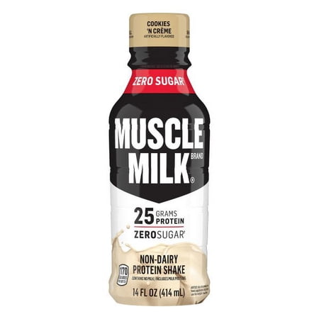 Muscle Milk Genuine Cookies N Creme Non Dairy Protein Shake, 14 Fl. Oz.