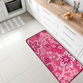 BESTKITTY Kitchen Mat Rug Comfort Standing Mat Strawberry Butterfly