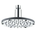 thumbnail image 1 of Zootealy 6 inch LED Rainfall Shower Head Round Shower Head Automatically RGB Color-Changing Temperature Sensor Showerhead for Bathroom, 1 of 8