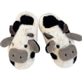 thumbnail image 1 of Women Slippers, Cute Animal Warm Slide-on Soft Cow Slippers, 1 of 5