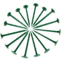 Masteelf Durable Plastic Ground Stakes for Outdoor Use Green Garden Spikes with Super Toughness 150pcs