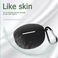thumbnail image 3 of Funda de silicona para auriculares compatible con Bluetooth para Huawei Freebuds 4i (negro), 3 of 9