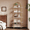 Gold + Marble White, variant on COZONY Industrial Arched 5-Tier Bookshelf with Metal Frame, Adjustable Feet and Anti-Tip Kit, Open Storage Rack for Living Room, Bedroom,Black