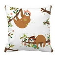 thumbnail image 1 of EREHome Ensemble Housse de Coussin Paresseux Mignon 18x18 Pouces, 1 of 1