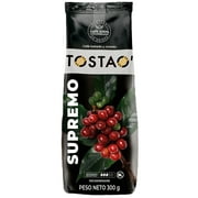 Tostao' Supremo Medium Roast, 100% Pure Arabica Columbian Ground Coffee, 10.5 oz. Bag