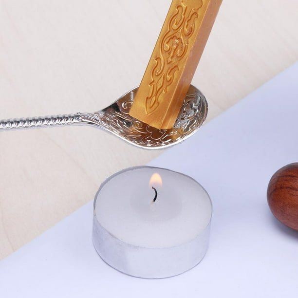 Sello De Lacre DIY tira de sellado marca pintura sello sello cera cera de abeja palo/oro retro Wdftyju Libre de BPA