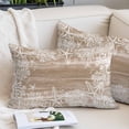 thumbnail image 2 of Brown Coastal Throw Pillow Cover 16 x 24 Inch Decorative Pillow Cover Summer Ocean Sea Ombre Starfish Corals Lumbar Pillowcase Seasonal Rectangle Cushion Case for Couch Sofa Bed Living Room, 2 of 9