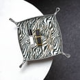 thumbnail image 5 of Valet Tray, Zebra print black white Faux Leather Desk Tray Vanity Tray Night Stand Organizer Catch All Tray Key Bowl for Entryway Table, Elegant Valet Tray Storage for Men Women, 5 of 7