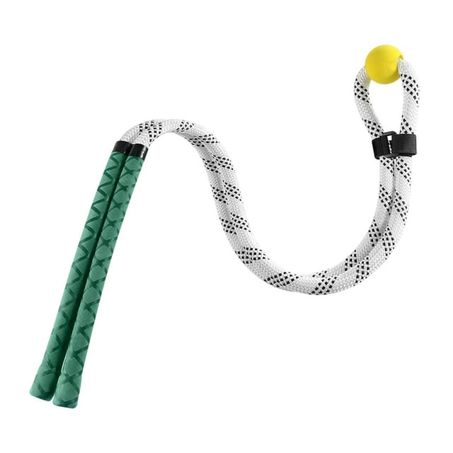 Cuerda de entrenamiento de swing de golf, accesorios de práctica, ayuda para ejercicios, calentamiento, resistente verde