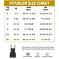 thumbnail image 3 of FITVALEN Women Tummy Control Fajas Colombianas Open Bust Bodysuit Slimmer Body Shaper Postpartum Girdle Full Bodysuit, 3 of 6