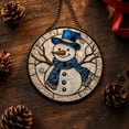 thumbnail image 5 of Fmbmuo Christmas Round Window Hanging , Vintage Durable Suncatcher Decor , For Xmas Tree Wreath Window Holiday Decor, 5 of 7