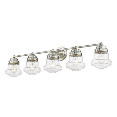 

Z Lite 736-5V-BN 40.75 in. Vaughn 5 Light Vanity Wall Light Brushed Nickel