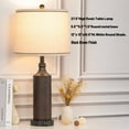 thumbnail image 3 of Set of 2 Touch Control Table Lamp with 2 USB Ports,Dimmable, 3 of 6