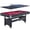 Red Felt, variant on BravSco 6FT 2-in-1 Pool Table with Ping Pong Top, Green Felt, Full Accessories