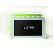 TechComm M1 7” HDD 8GB Android 5.1 Touch Screen Brightly Colored Tablet for Children with Dual Camera, WiFi and Bluetooth
