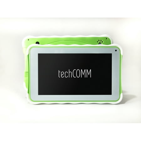 TechComm M1 7” HDD 8GB Android 5.1 Touch Screen Brightly Colored Tablet for Children with Dual Camera, WiFi and Bluetooth