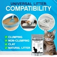thumbnail image 4 of NonScents Cat Litter Deodorizer - Litter Box Odor Eliminator - Less Scooping Extends Kitty Litter Lifespan - Fragrance-Free Formula Eliminates Unpleasant Cat Odors - Fresh Scent Litter Pans, 4 of 6